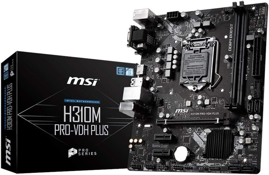 MSI H310M PRO-VDH Plus Intel LGA1151 DDR4 Micro ATX Anakart