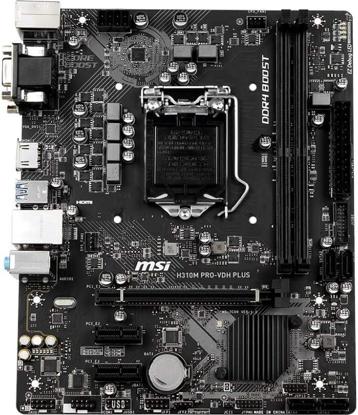 MSI H310M PRO-VDH Plus Intel LGA1151 DDR4 Micro ATX Anakart
