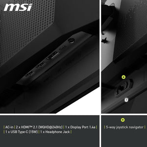 MSI 271QPX QD-OLED 26.5" 2K 360Hz Outlet