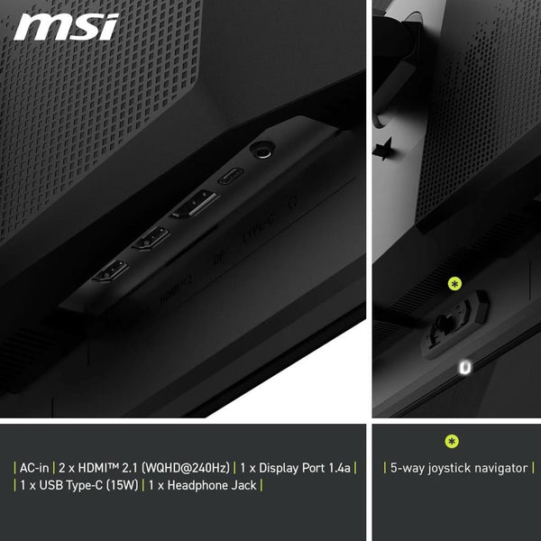 MSI 271QPX QD-OLED 26.5" 2K 360Hz Outlet