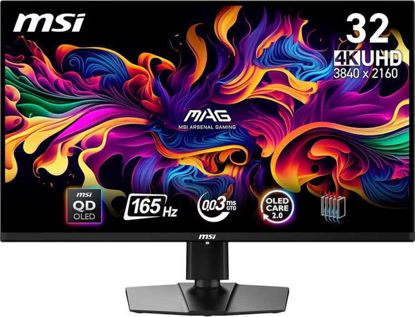 MSI MAG 321UP QD-OLED 31.5" 0.03 ms 4K 165 Hz OLED Oyuncu Monitörü