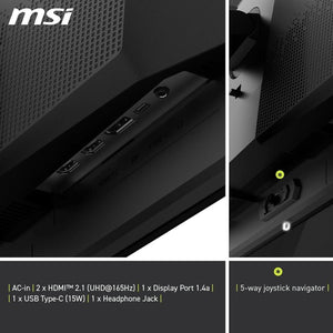 MSI MAG 321UP QD-OLED 31.5" 0.03 ms 4K 165 Hz OLED Oyuncu Monitörü