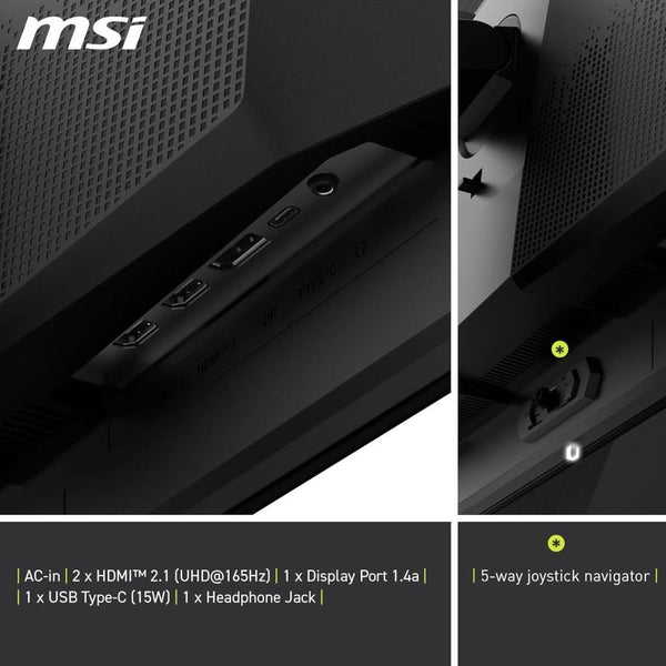 MSI MAG 321UP QD-OLED 31.5" 0.03 ms 4K 165 Hz OLED Oyuncu Monitörü
