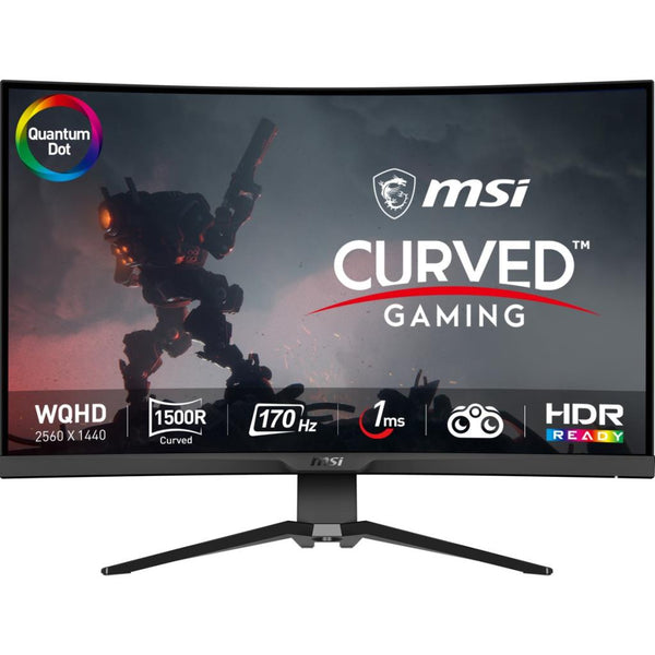 MSI MAG 325CQRF-QD 31.5" 1 ms 2K Curved 170 Hz Oyuncu Monitörü