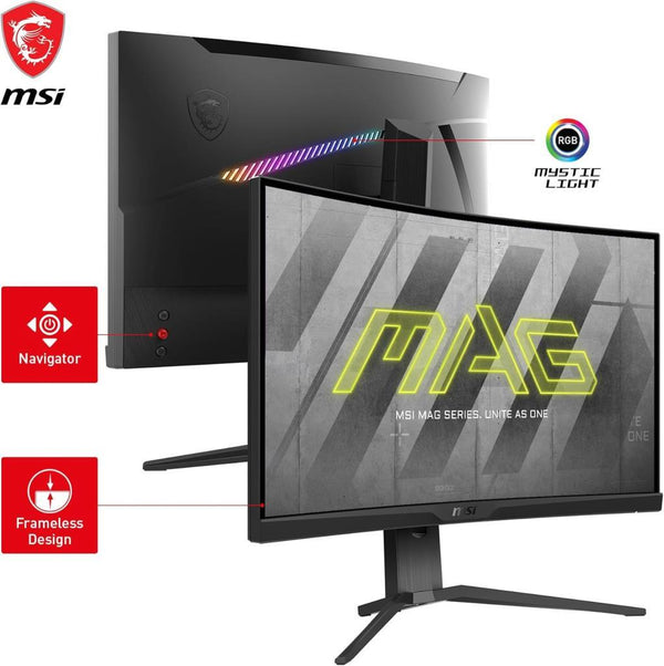 MSI MAG 325CQRF-QD 31.5" 1 ms 2K Curved 170 Hz Oyuncu Monitörü Teşhir