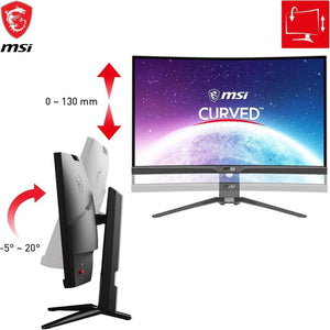 MSI MAG 325CQRF-QD 31.5" 1 ms 2K Curved 170 Hz Oyuncu Monitörü Teşhir