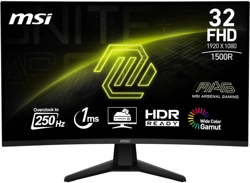 MSI MAG 32C6X 31.5" 250Hz Monitör Outlet