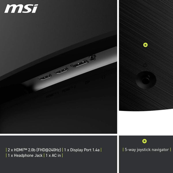 MSI MAG 32C6X 31.5" 250Hz Monitör Outlet