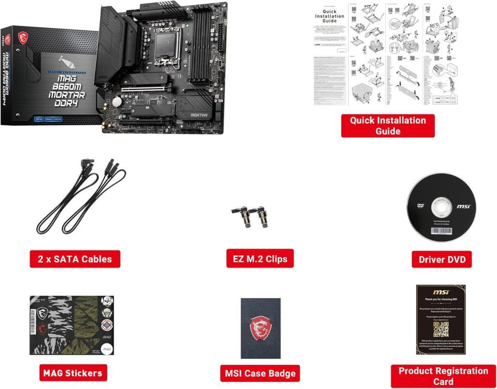 MSI B660M Mortar DDR4 mATX Outlet