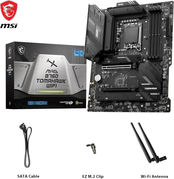 MSI MAG B760 Tomahawk Wi-Fi Intel LGA1700 DDR5 ATX Anakart
