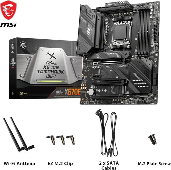 MSI Mag X670E Tomahawk Wi-Fi AMD AM5 DDR5 ATX Anakart