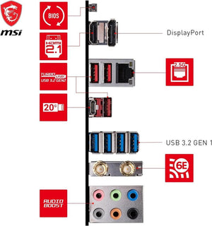 MSI B650 Gaming Plus Wi-Fi AMD AM5 DDR5 ATX Anakart - Outlet