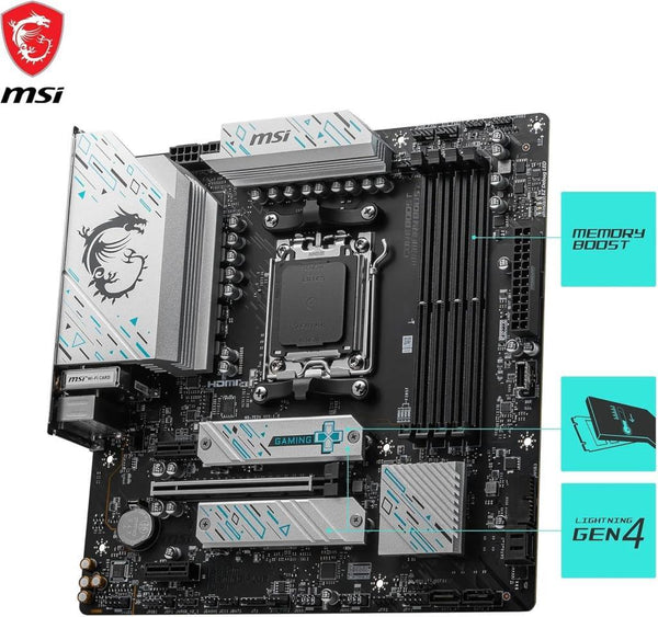 MSI B650M Gaming Plus Wi-Fi AMD AM5 DDR5 Micro ATX Anakart
