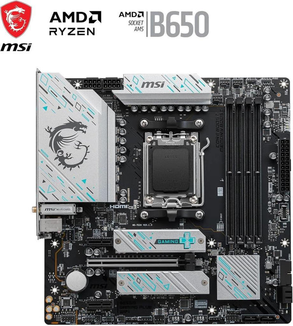 MSI B650M Gaming Plus Wi-Fi AMD AM5 DDR5 Micro ATX Anakart