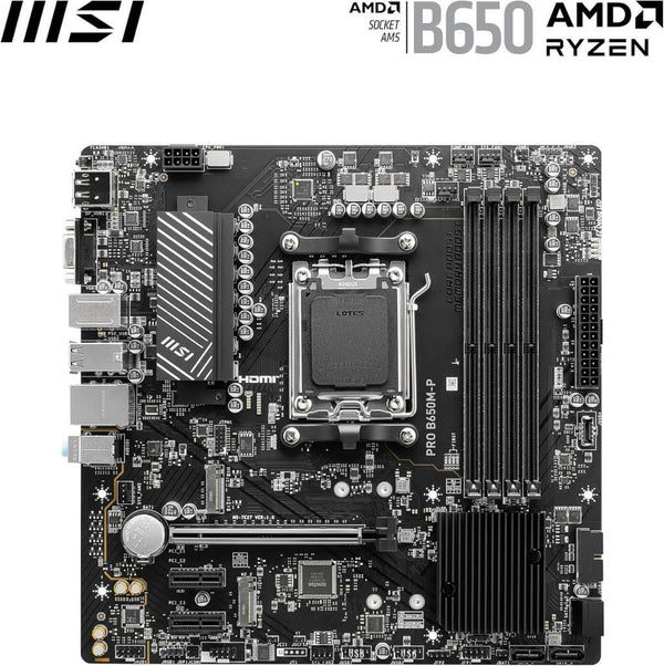 MSI Pro B650M-P AMD AM5 DDR5 Micro ATX Anakart