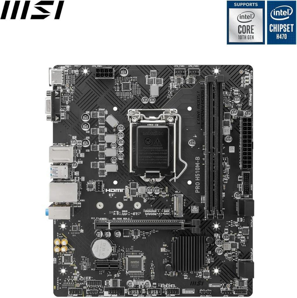 MSI Pro H510M-B DDR4 mATX Teşhir