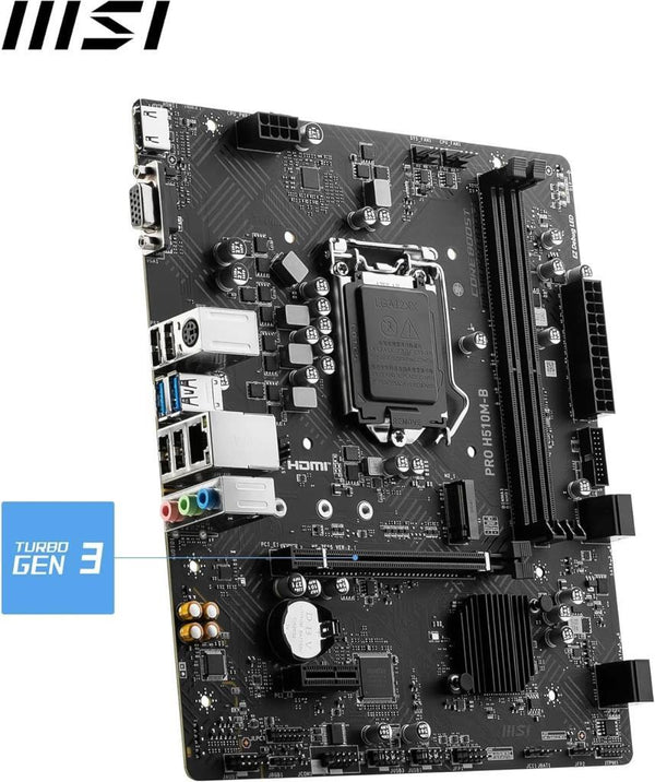 MSI Pro H510M-B Intel LGA1200 DDR4 Micro ATX Anakart Teşhir