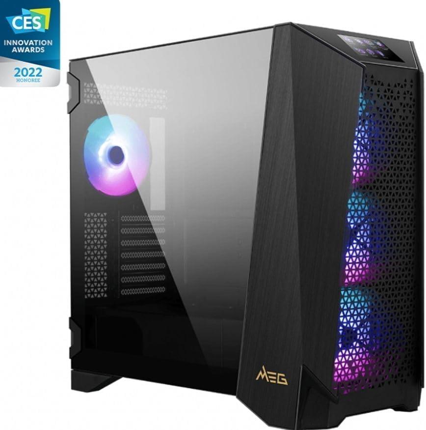 MSI MEG Prospect 700R ARGB 4 Fanlı Dokunmatik Panel E-ATX Oyuncu Kasası - Outlet