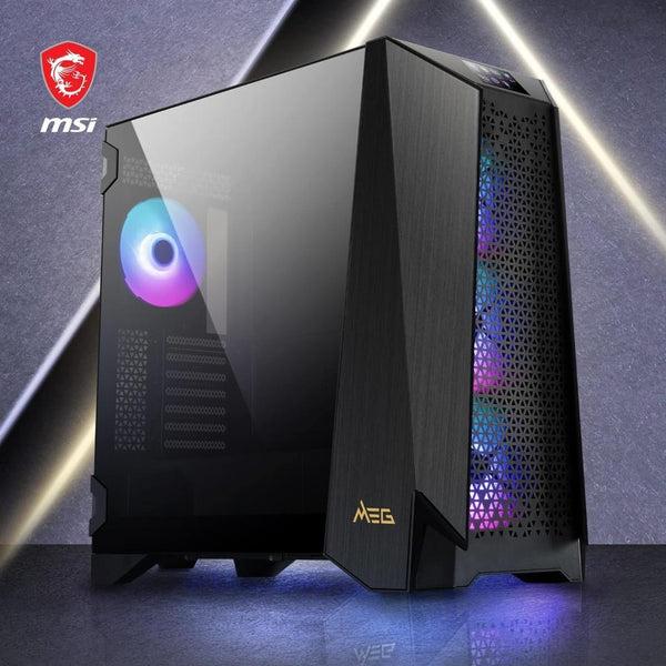 MSI MEG Prospect 700R ARGB 4 Fanlı Dokunmatik Panel E-ATX Oyuncu Kasası - Outlet