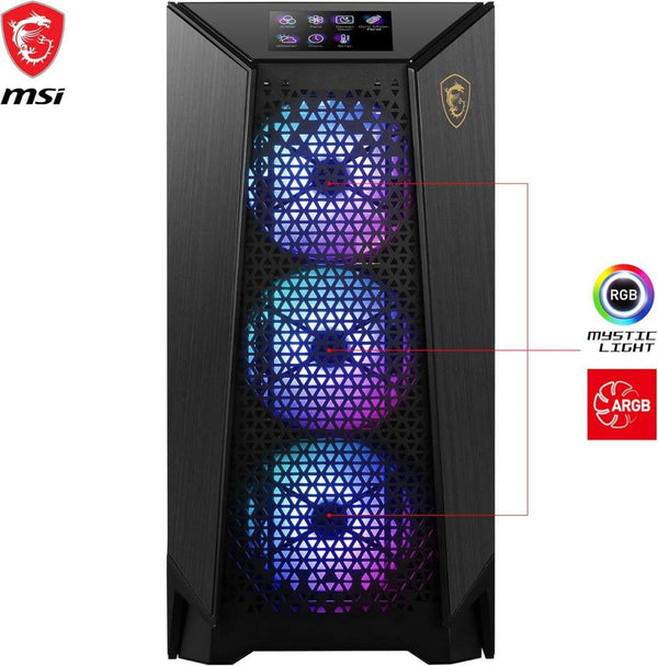 MSI MEG Prospect 700R ARGB 4 Fanlı Dokunmatik Panel E-ATX Oyuncu Kasası - Outlet