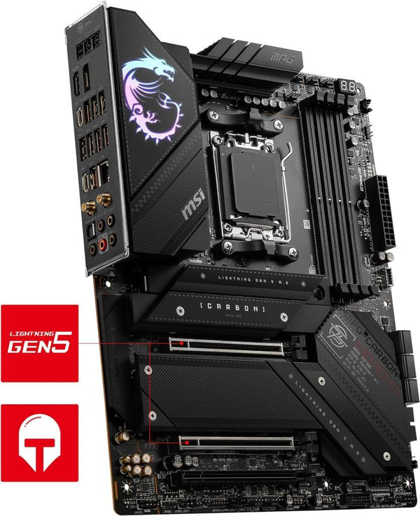 MSI Mpg X670E Carbon Wi-Fi AMD AM5 DDR5 ATX Anakart Teşhir