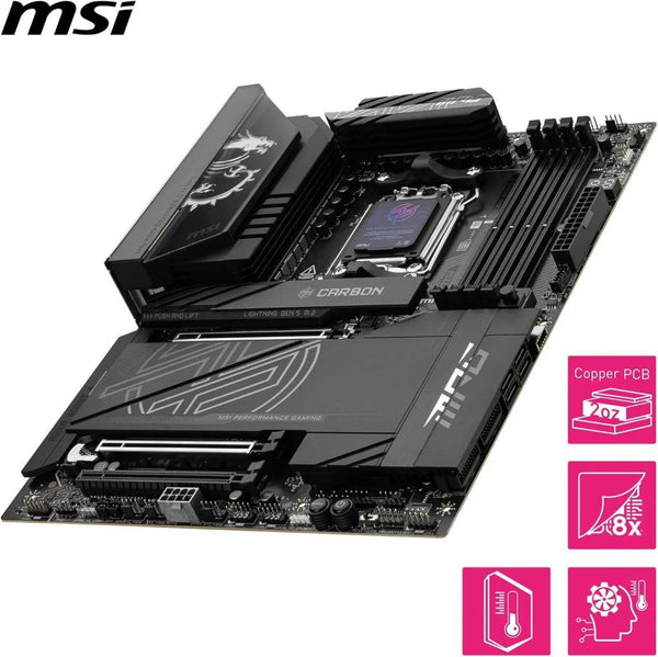 MSI MPG X870E Carbon Wi-Fi AMD AM5 DDR5 ATX Anakart Teşhir