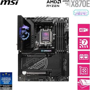 MSI MPG X870E Carbon Wi-Fi AMD AM5 DDR5 ATX Anakart Teşhir