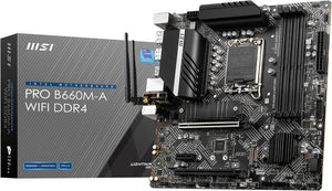 MSI Pro B660M-A D4 Intel LGA1700 DDR4 Micro ATX Anakart