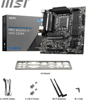 MSI Pro B660M-A D4 Intel LGA1700 DDR4 Micro ATX Anakart