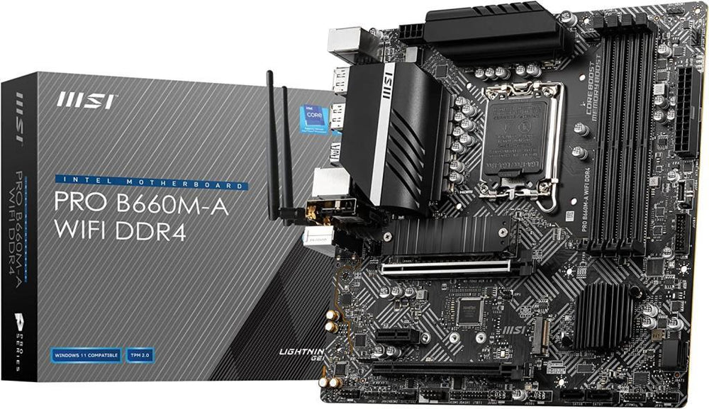 MSI B660M-A D4 Wi-Fi DDR4 mATX Outlet