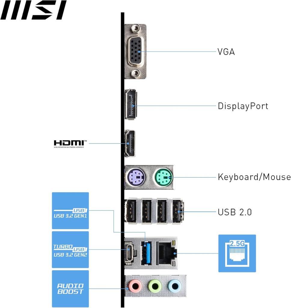 MSI Pro B760M-P DDR5 mATX Teşhir