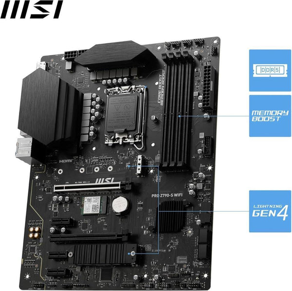MSI Pro Z790-S Wi-Fi Intel LGA1700 DDR5 ATX Anakart