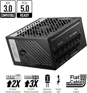 MSI MPG A1000G 1000 W Power Supply