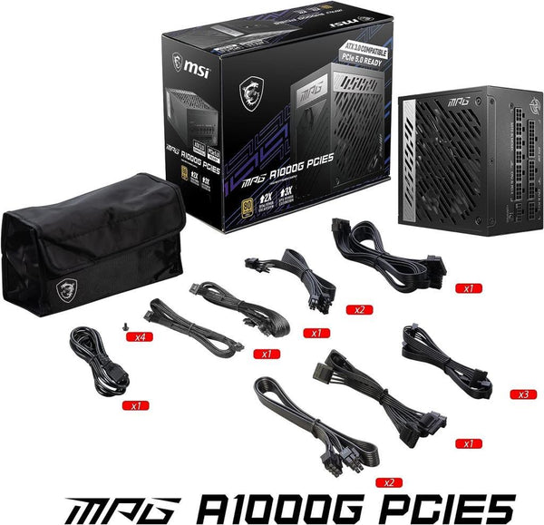MSI MPG A1000G 1000 W Power Supply