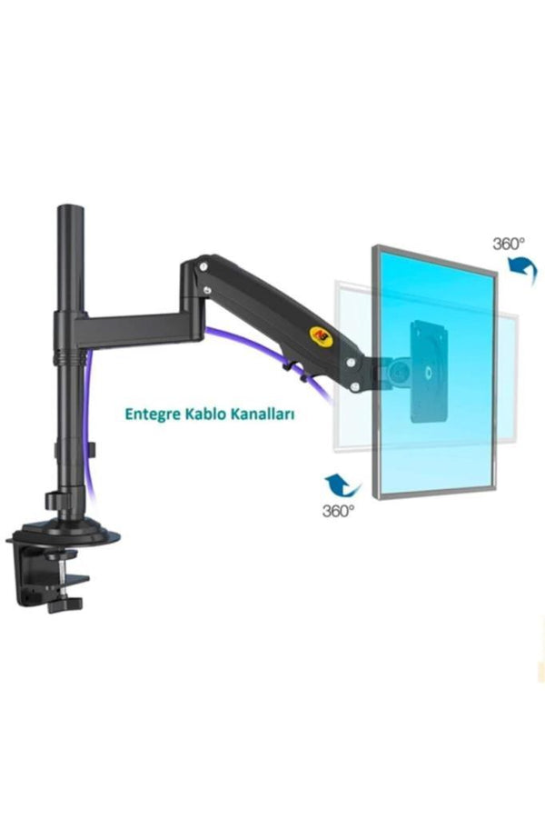 North Bayou H100 17-30 inç Tek Kollu Amortisörlü Monitör Standı