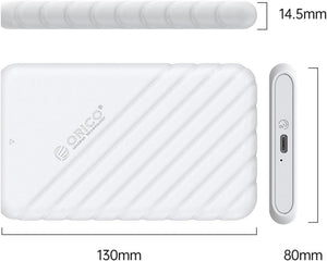 Orico 25PW1C-C3-WH Type-C 2.5" Harddisk Kutusu Beyaz