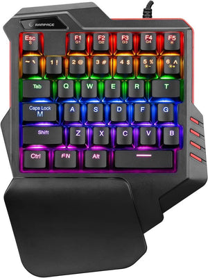 Rampage Miracle K1 Blue Switch Kablolu Mekanik Oyuncu Klavyesi