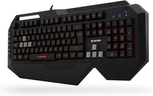 Rampage Siyah Usb Gökkuşağı Zemin Aydınlatmalı French/Arabic Layout Oyuncu Klavye + Mouse Set uyumlu