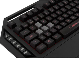 Rampage Siyah Usb Gökkuşağı Zemin Aydınlatmalı French/Arabic Layout Oyuncu Klavye + Mouse Set uyumlu