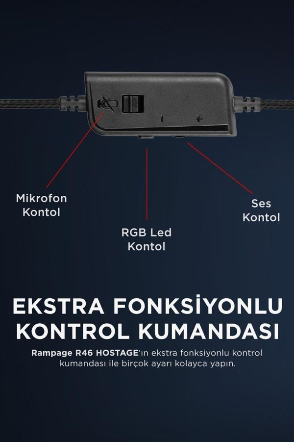 Rampage Hostage R46 RGB Kulaklık