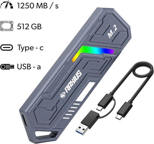 Raxius DK03 Type-C M.2 SSD Harddisk Kutusu