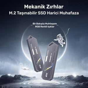 Raxius DK03 Type-C M.2 SSD Harddisk Kutusu