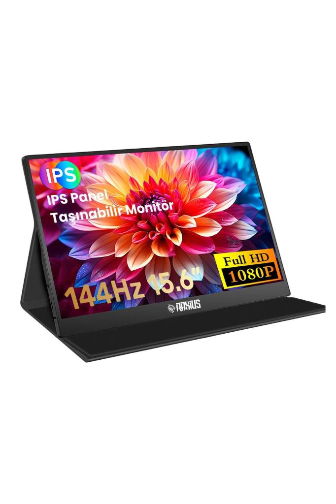 Raxius RXM6144 15.6" Fhd 5ms144Hz Type-C Telefon&oyun Konsolu Uyumlu Metal Kasa Taşınabilir Monitör