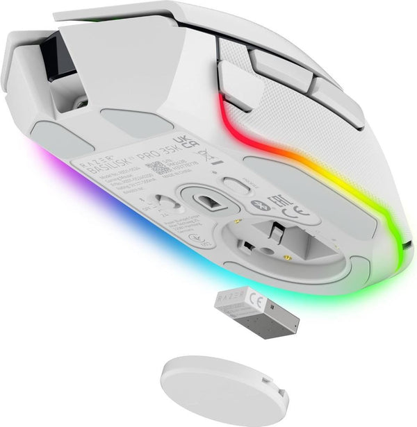 Razer Basilisk V3 Pro RZ01-04620200-R3G1 Beyaz RGB Optik Kablolu/Kablosuz Oyuncu Mouse
