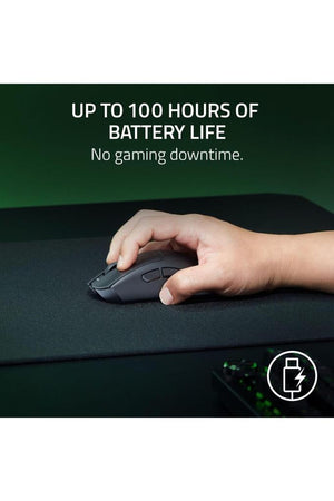 Razer Deathadder V3 Hyperspeed RZ01-05140100-R3G1 Şarjlı Ergonomik Optik Kablolu/Kablosuz Oyuncu Mouse
