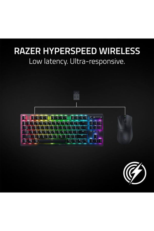 Razer Deathadder V3 Hyperspeed RZ01-05140100-R3G1 Şarjlı Ergonomik Optik Kablolu/Kablosuz Oyuncu Mouse