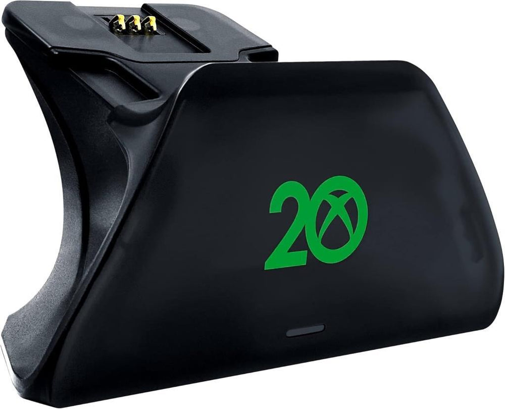 Razer Universal Quick Charging Stand - Xbox Kumandaları için Hızlı Şarj Cihazı (Evrensel Uyumluluk, Manyetik Temas Sistemi, Xbox Kumandanızla Eşleşir, Tek Elle Gezinme) Xbox 20th Anniversary Teşhir
