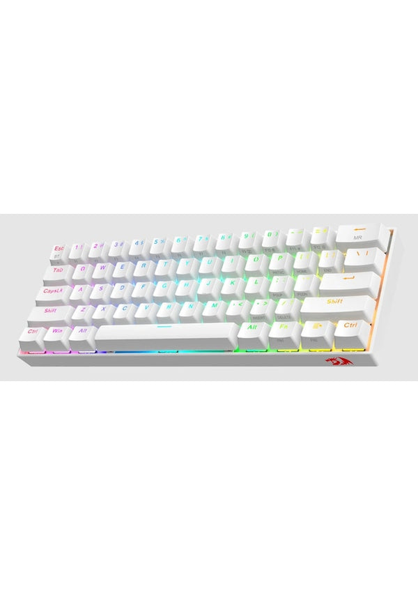 Redragon Draconic K530 PRO Beyaz RGB %60 TKL Brown Switch Kablosuz Mekanik Oyuncu Klavyesi