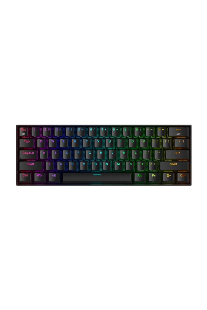 Redragon Draconic K530 PRO Siyah RGB %60 TKL Brown Switch Kablolu/Kablosuz Mekanik Oyuncu Klavyesi