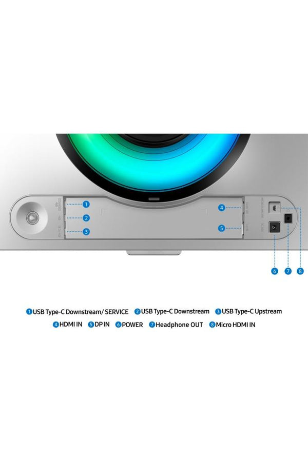 Samsung Odyssey OLED G9 G93SD LS49DG934SUXUF 49" 0.03 ms Dual QHD Curved 240 Hz Oyuncu Monitörü Teşhir
